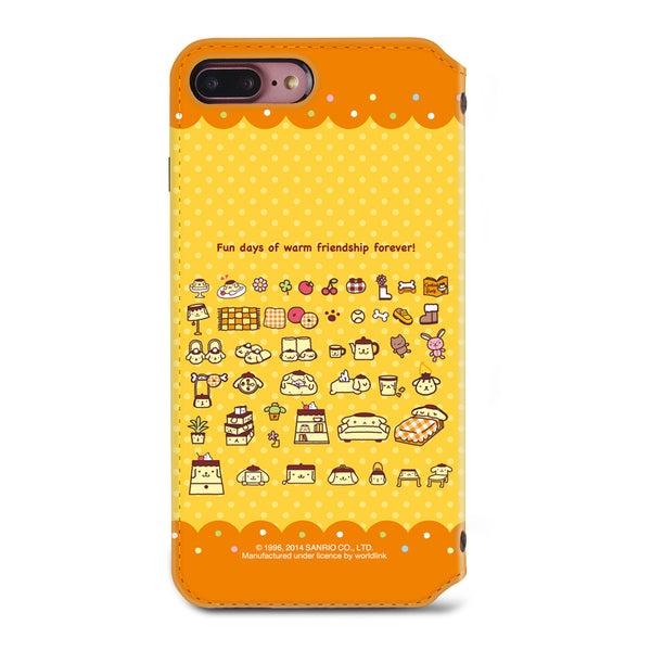 Pom Pom Purin Leather Flip Case (PNCM01)