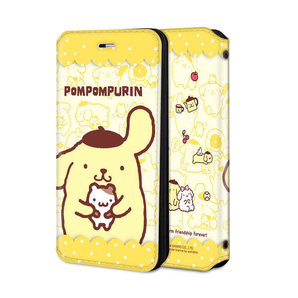Pom Pom Purin Leather Flip Case (PNCM02)