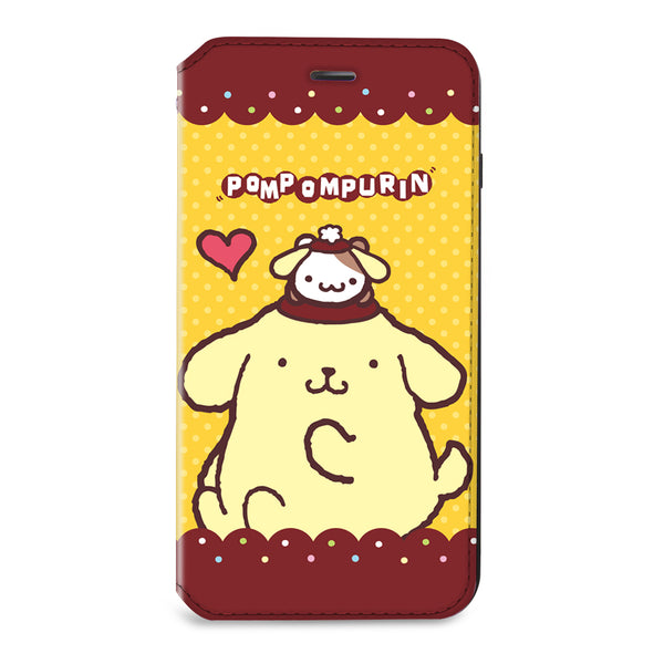 Pom Pom Purin Leather Flip Case (PNCM03)