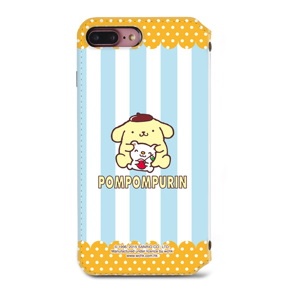 Pom Pom Purin Leather Flip Case (PNCM04)