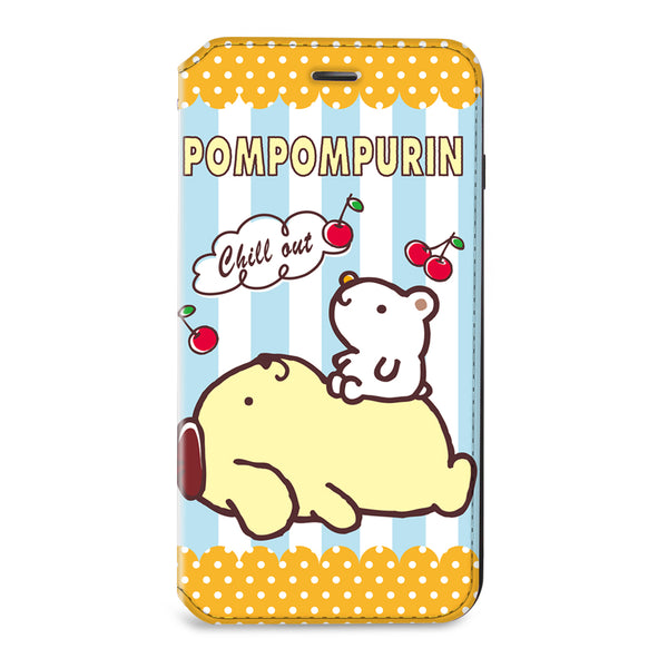 Pom Pom Purin Leather Flip Case (PNCM04)