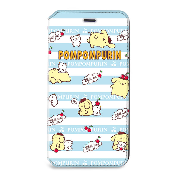 Pom Pom Purin Leather Flip Case (PNCM06)