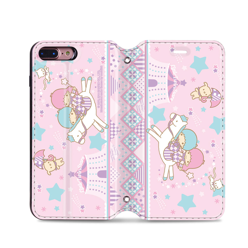 Little Twin Stars Leather Flip Case (TSCM02)