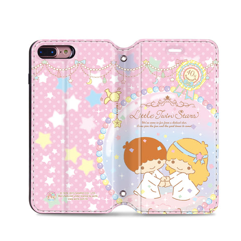 Little Twin Stars Leather Flip Case (TSCM15)